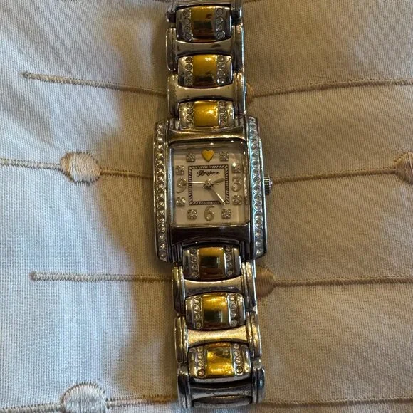 Brighton Jewelry Twotone Brighton Gold And Silver Watch
